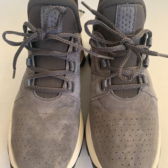 Timberland Men Sz 7 Brooklyn Oxford Gray Suede Walking Shoes Womens Sz 8.5 - 9 - Picture 4 of 15